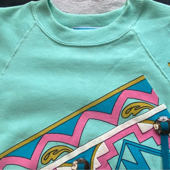 Vintage 80’s Pioneer Wear De Sante Fe graphic Crewneck sweater. Rare. USA. Small - Picture 7 of 11